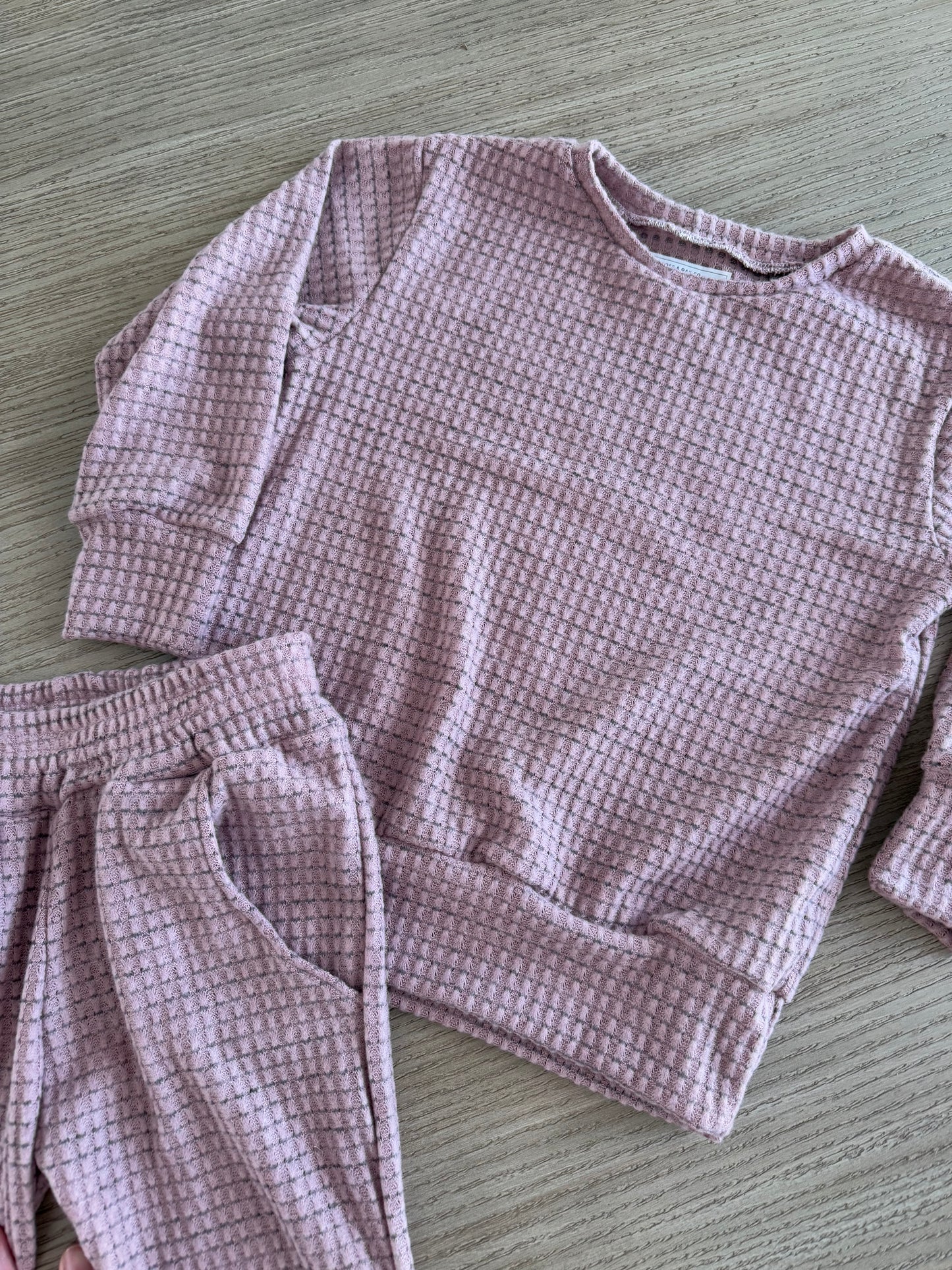 Mauve Waffle Set