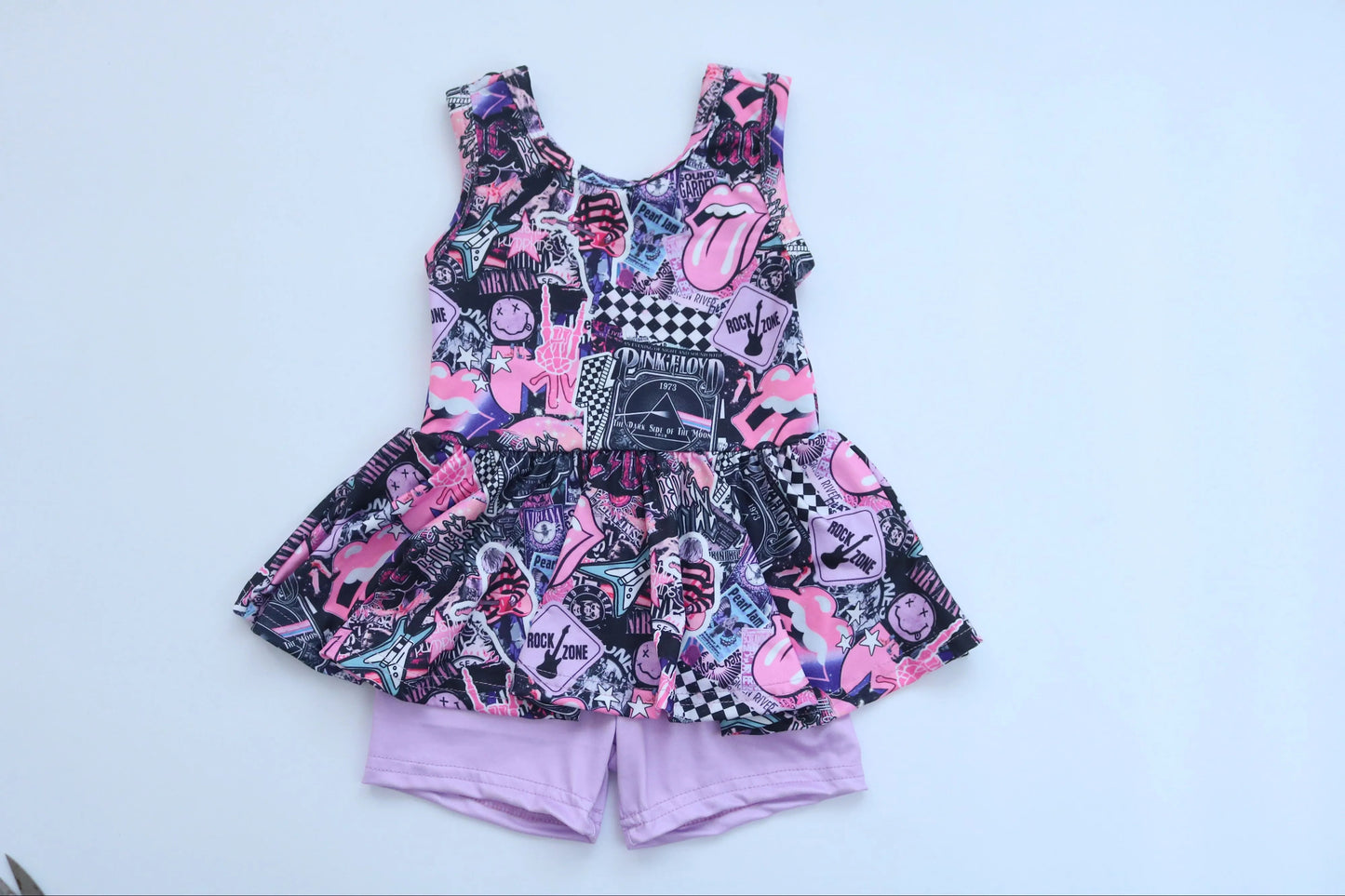Girls Rock Romper
