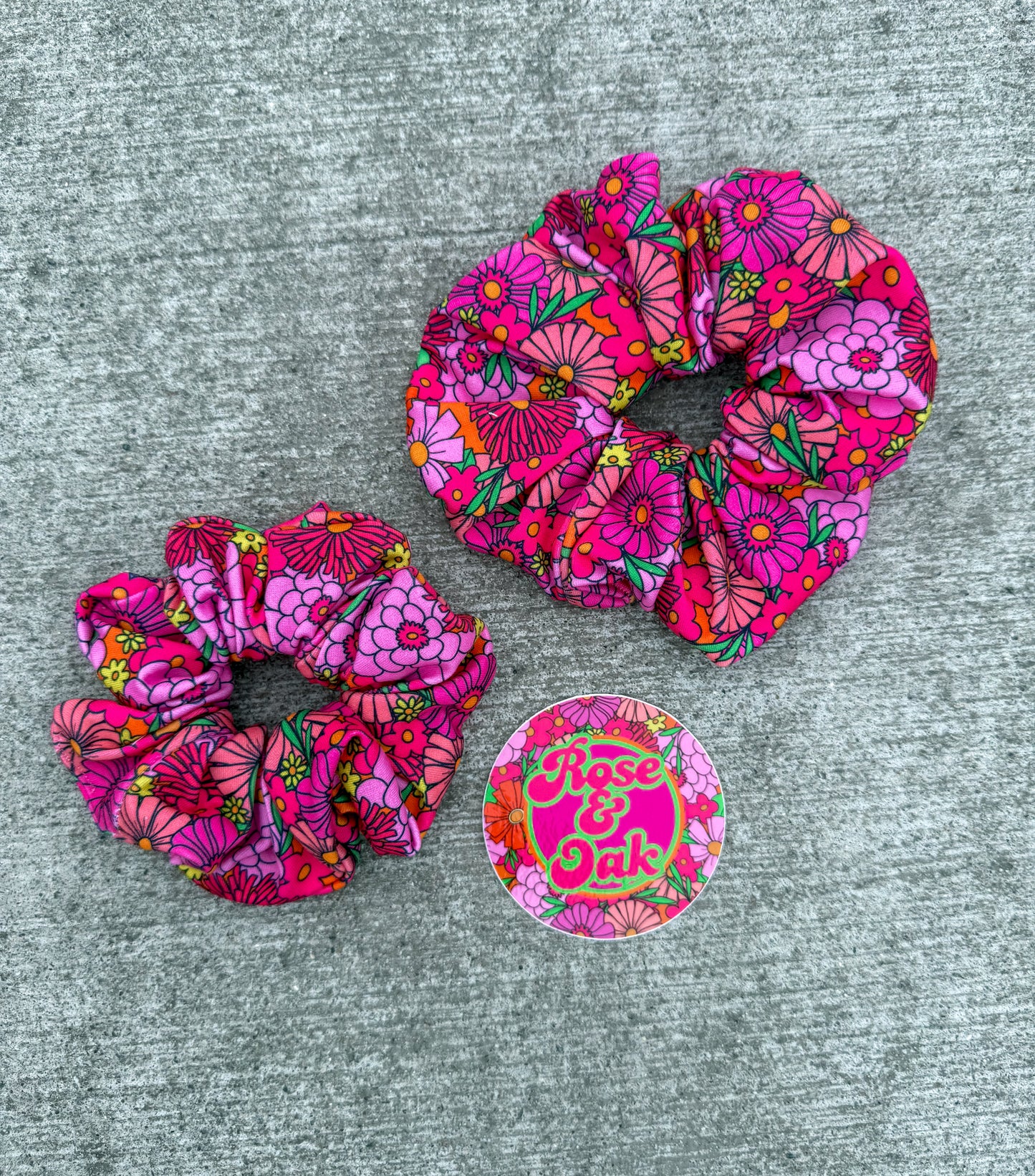 Summer Blooms Scrunchies