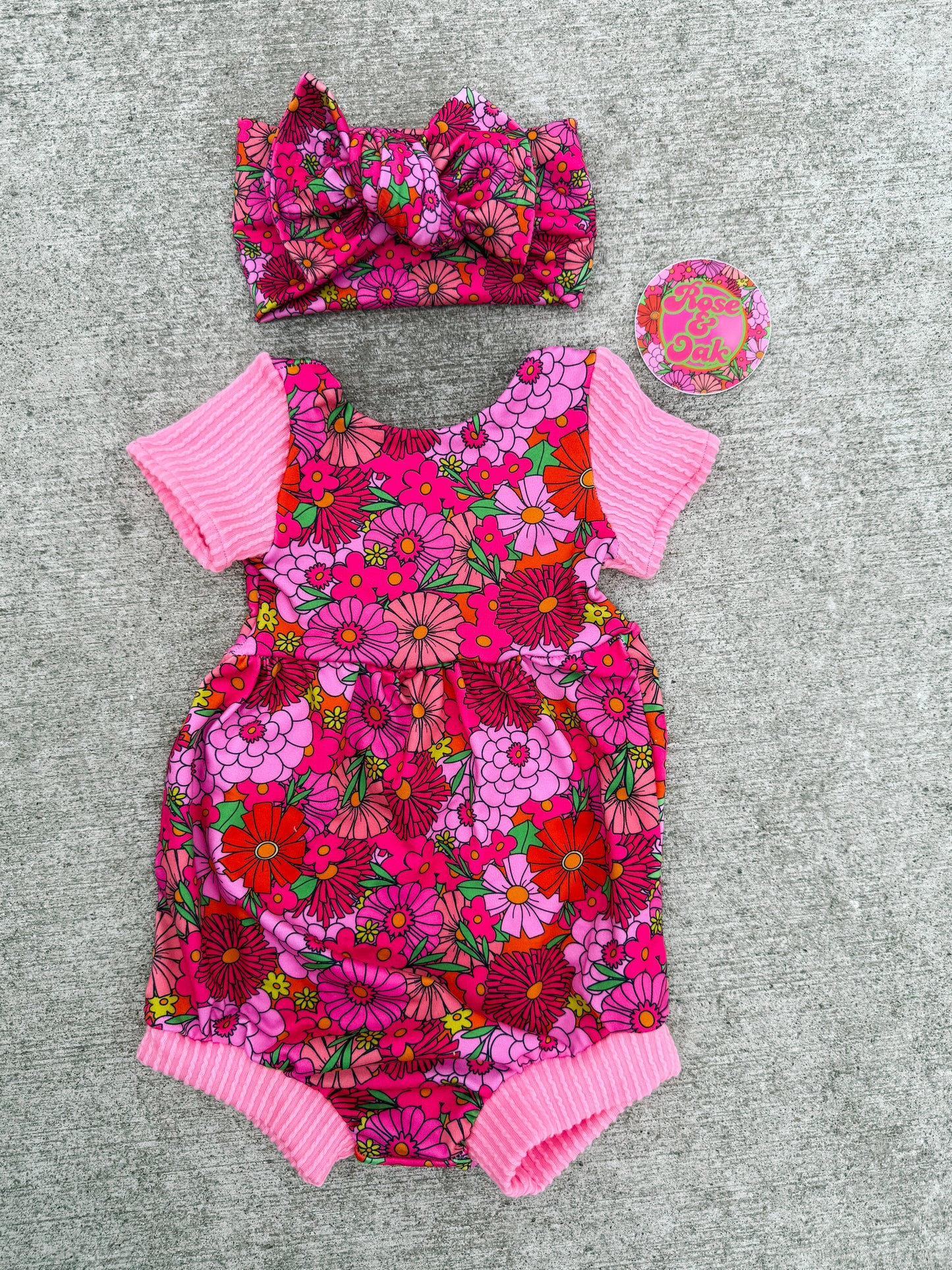 Summer Blooms Bubble Romper