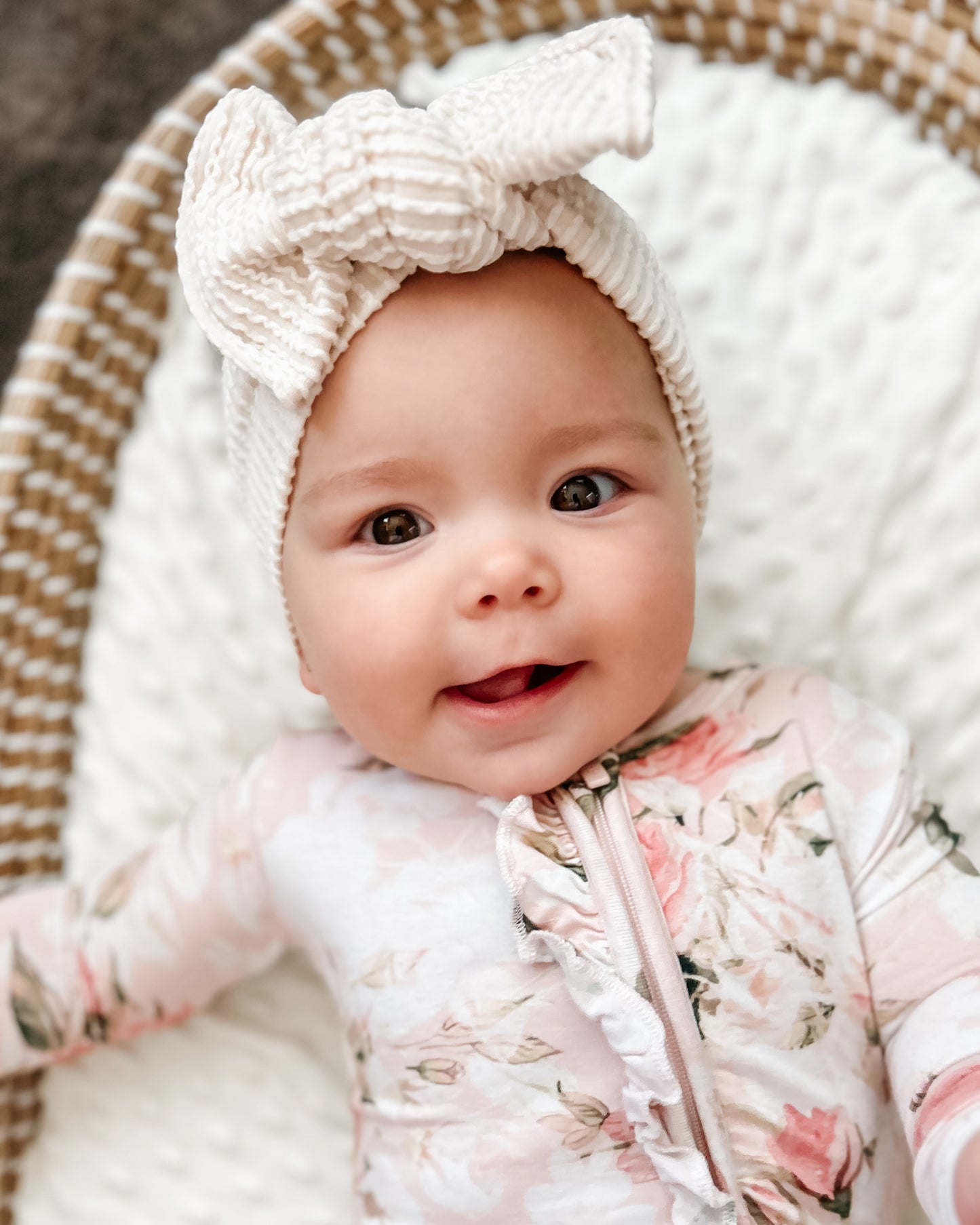 Eggshell Knotted Headwrap