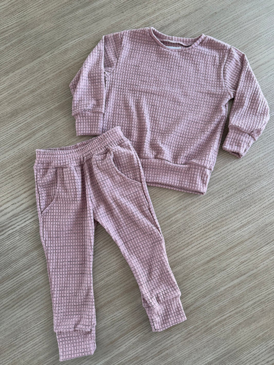 Mauve Waffle Set