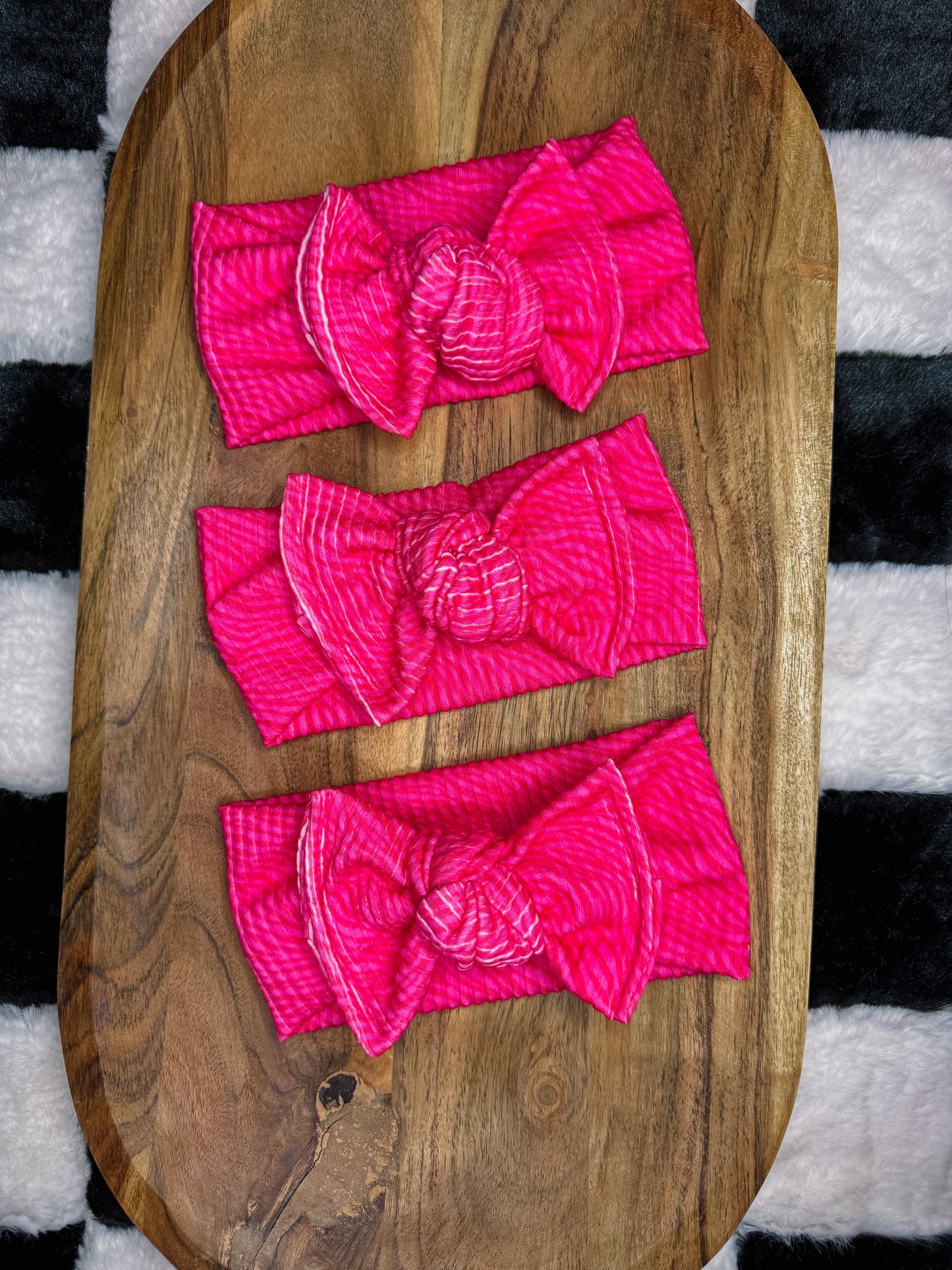 Pink Zebra Headwrap