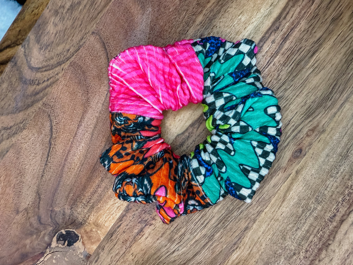 Patchwork scrunchie