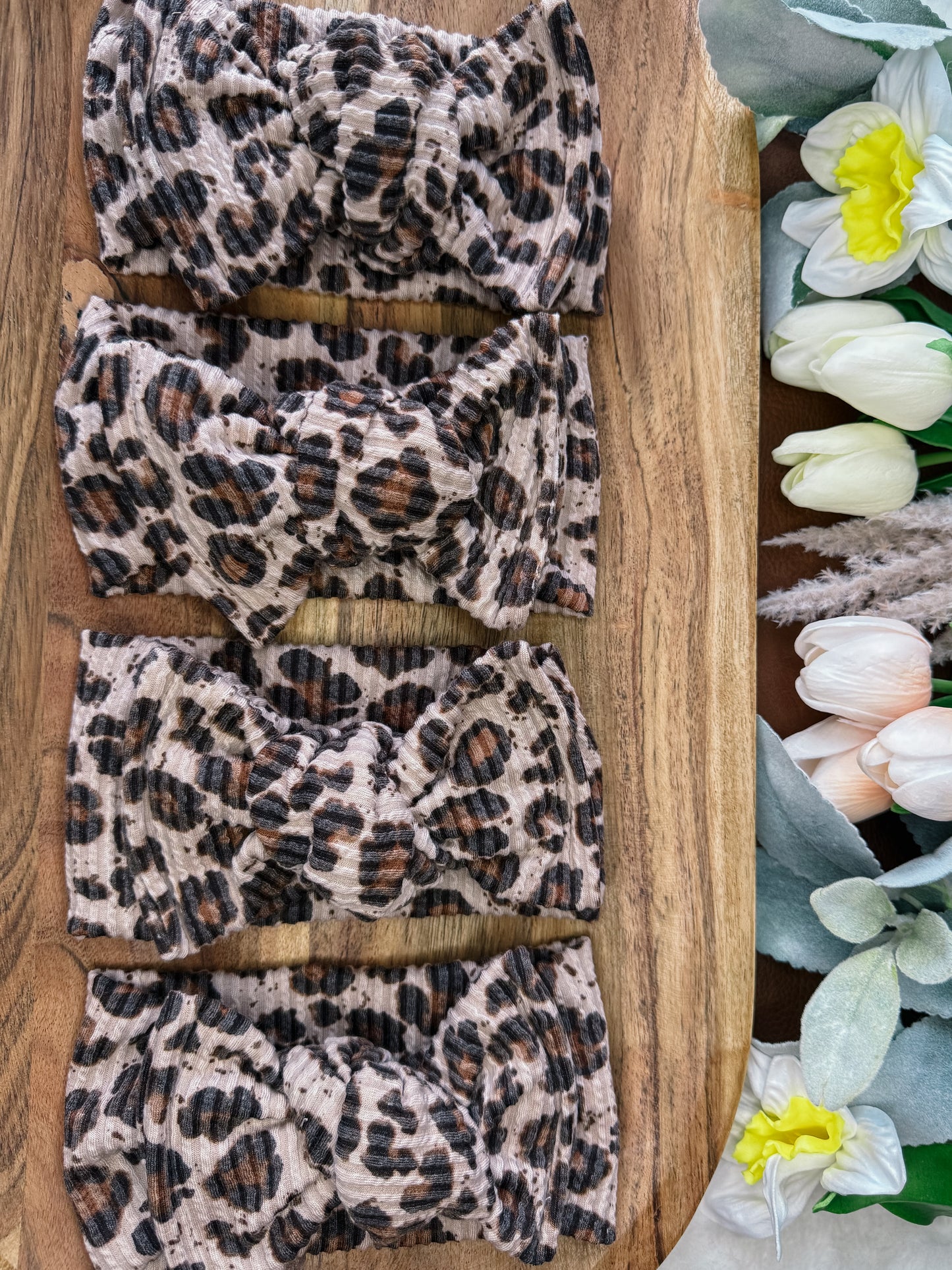 Cheetah Knotted Headwrap