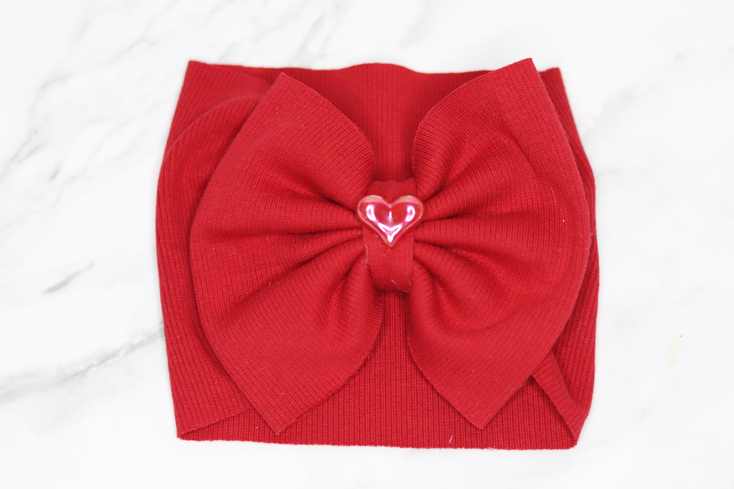 Red Heart Big Bow Headwrap