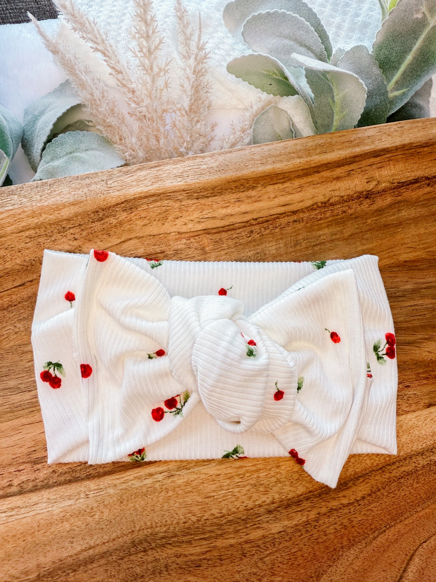 Ribbed Cherry Headwrap