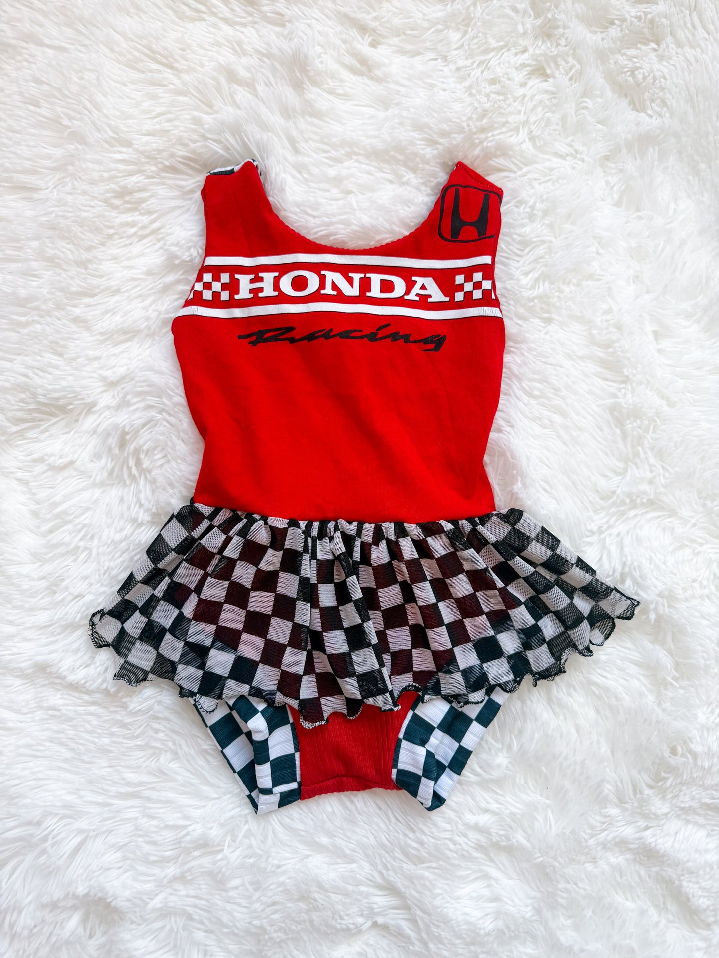 2T Red Team Brooklyn Skirted Leo Upcycle