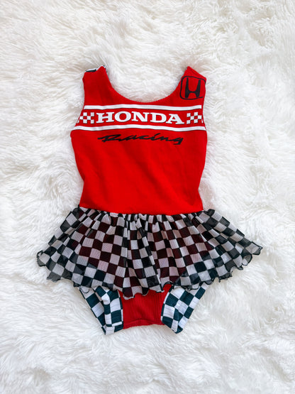 2T Red Team Brooklyn Skirted Leo Upcycle