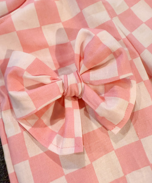 Totally Pink Matching Brooke Bow