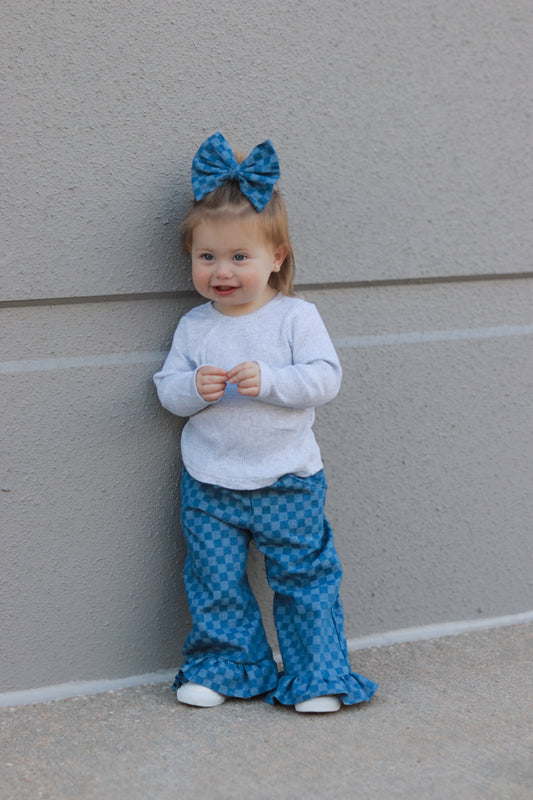 Checkered Blues Banks Pants
