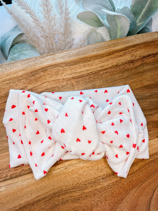 Hearts Sweater Headwrap