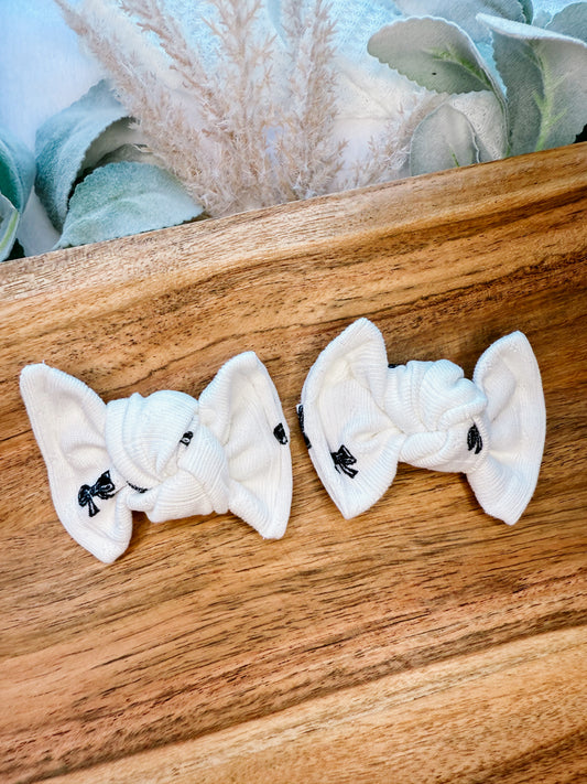 Dainty Bow Sweater Piggy set