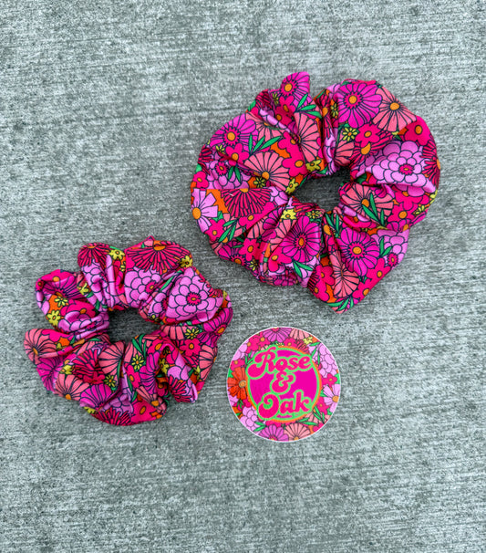 Summer Blooms Scrunchies