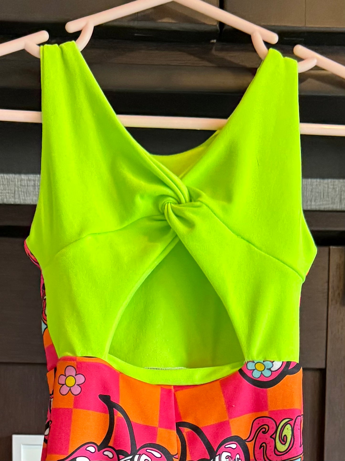 Neon Checkers jumpsuit