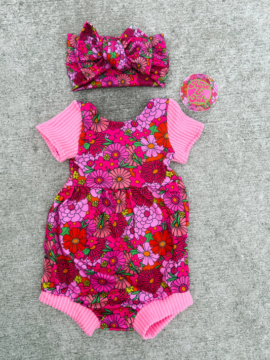 Summer Blooms Bubble Romper