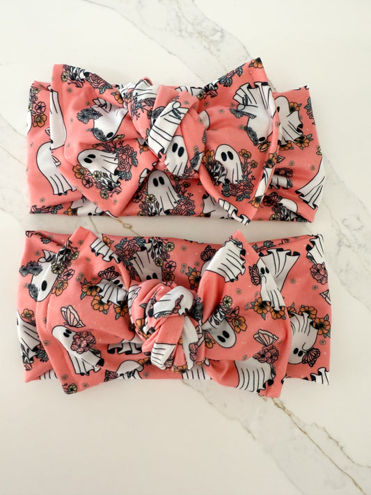 Ghosty Vibes Knotted Headwrap
