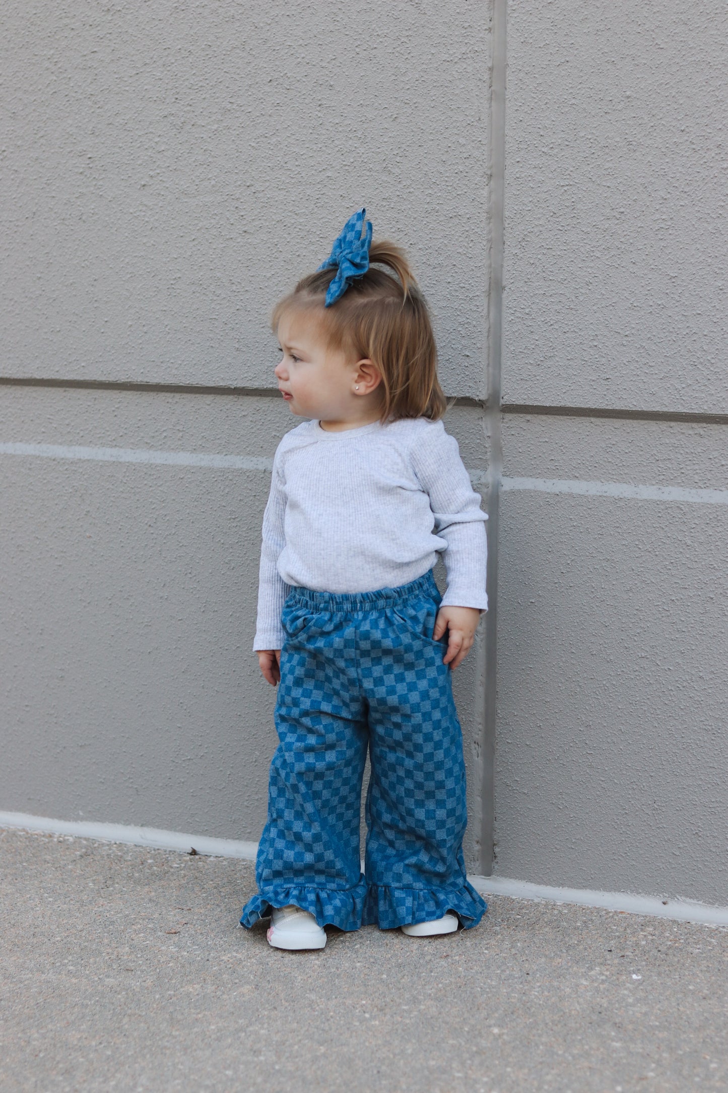 Checkered Blues Banks Pants
