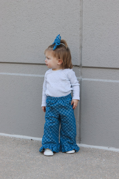 Checkered Blues Banks Pants