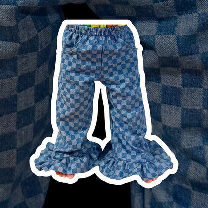 Checkered Blues Banks Pants