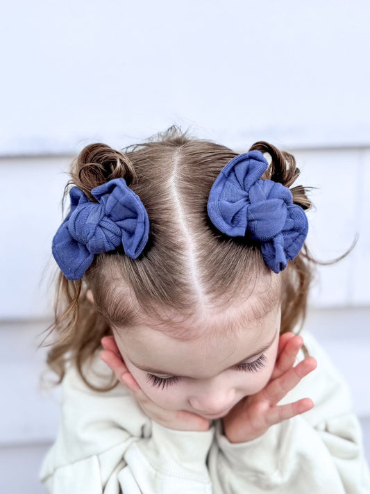Blue Monotoned check piggies