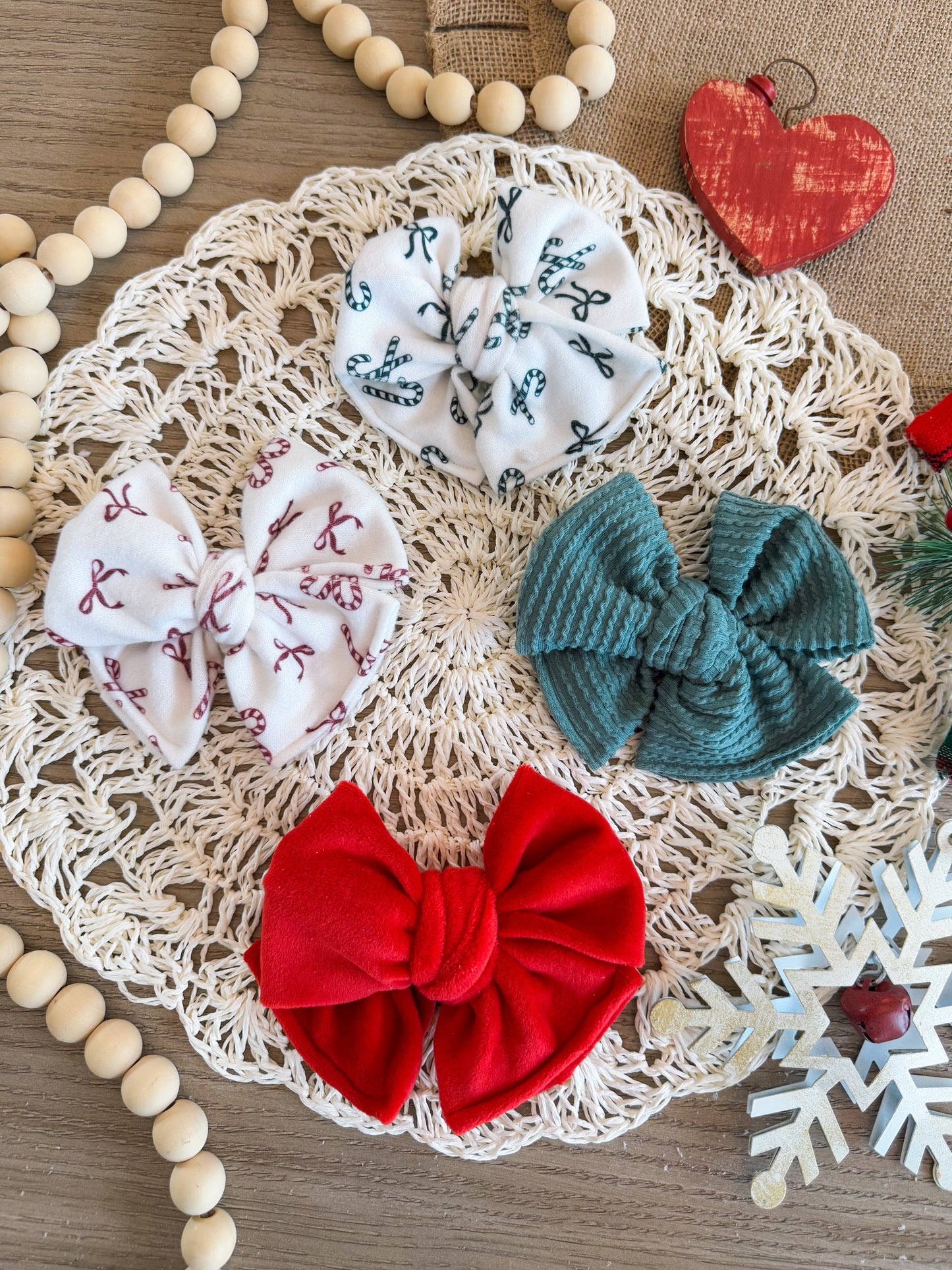 Christmas Big Brooke Bow