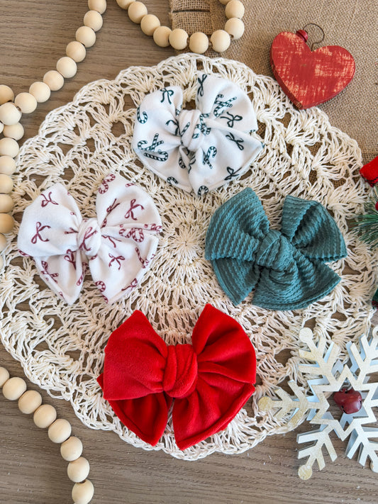 Christmas Big Brooke Bow