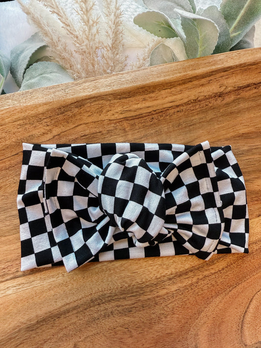 Checkered Cutie Headwrap
