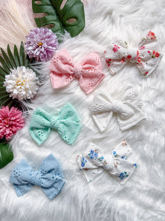 Medium Brooke Bow Spring Pastels Collection