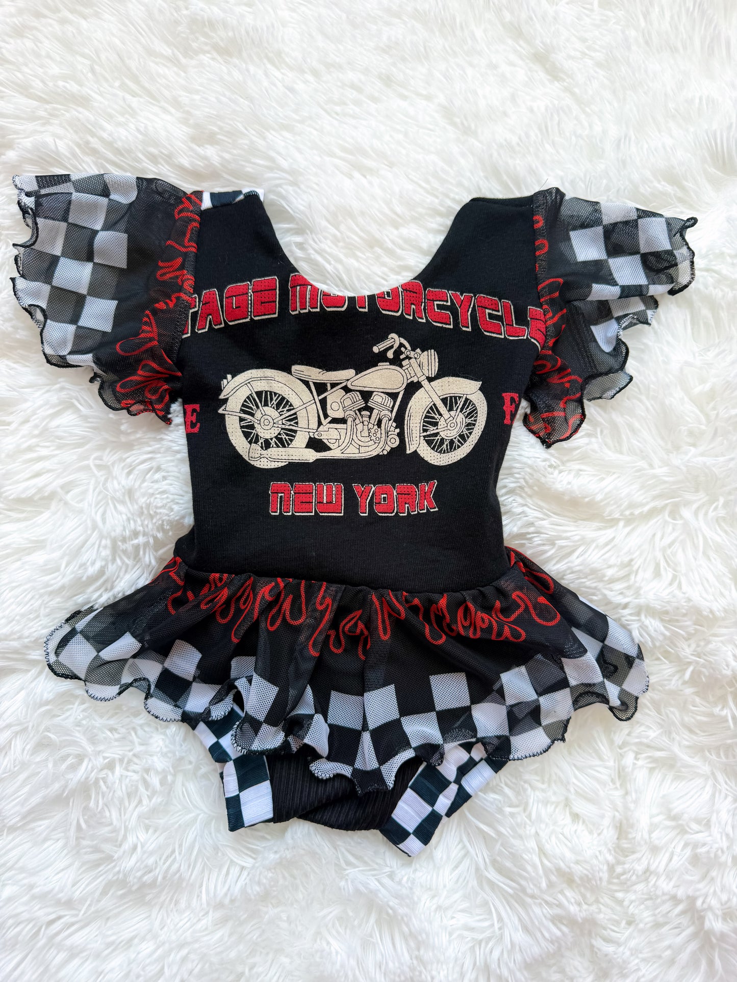 12-18 Motorcycle Brooklyn skirted Leo upcycle