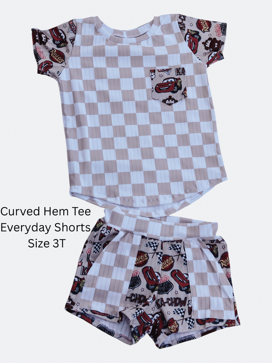 RTS Brown/White Checkered Set
