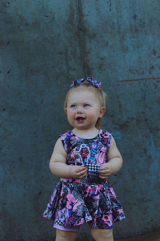 Girls Rock Romper