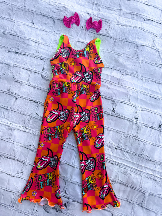 Neon Checkers jumpsuit