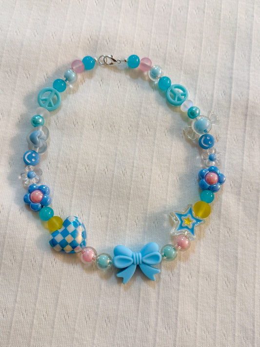 Blue Girly Vibes Necklace