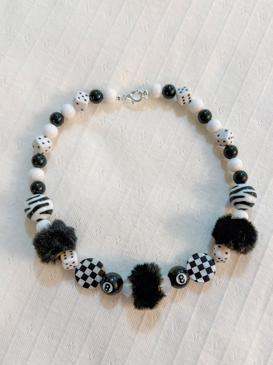 Black and white Vibes Necklace