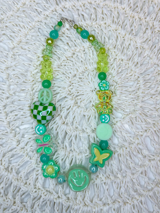 Groovy Green Necklace