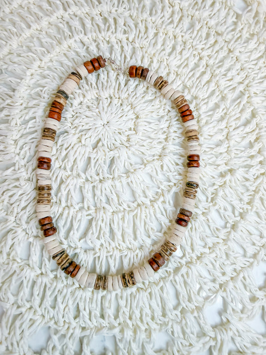 Neutral Puka Necklace