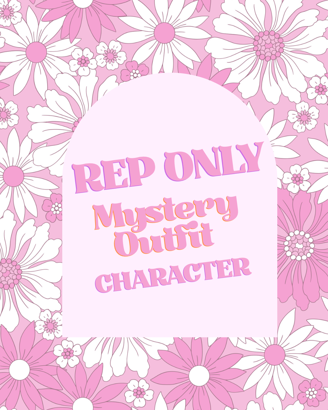 REP ONLY MYSTERY OUTFIT “CHARACTER” print