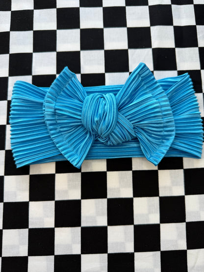 Blue Razz Knotted Headwrap