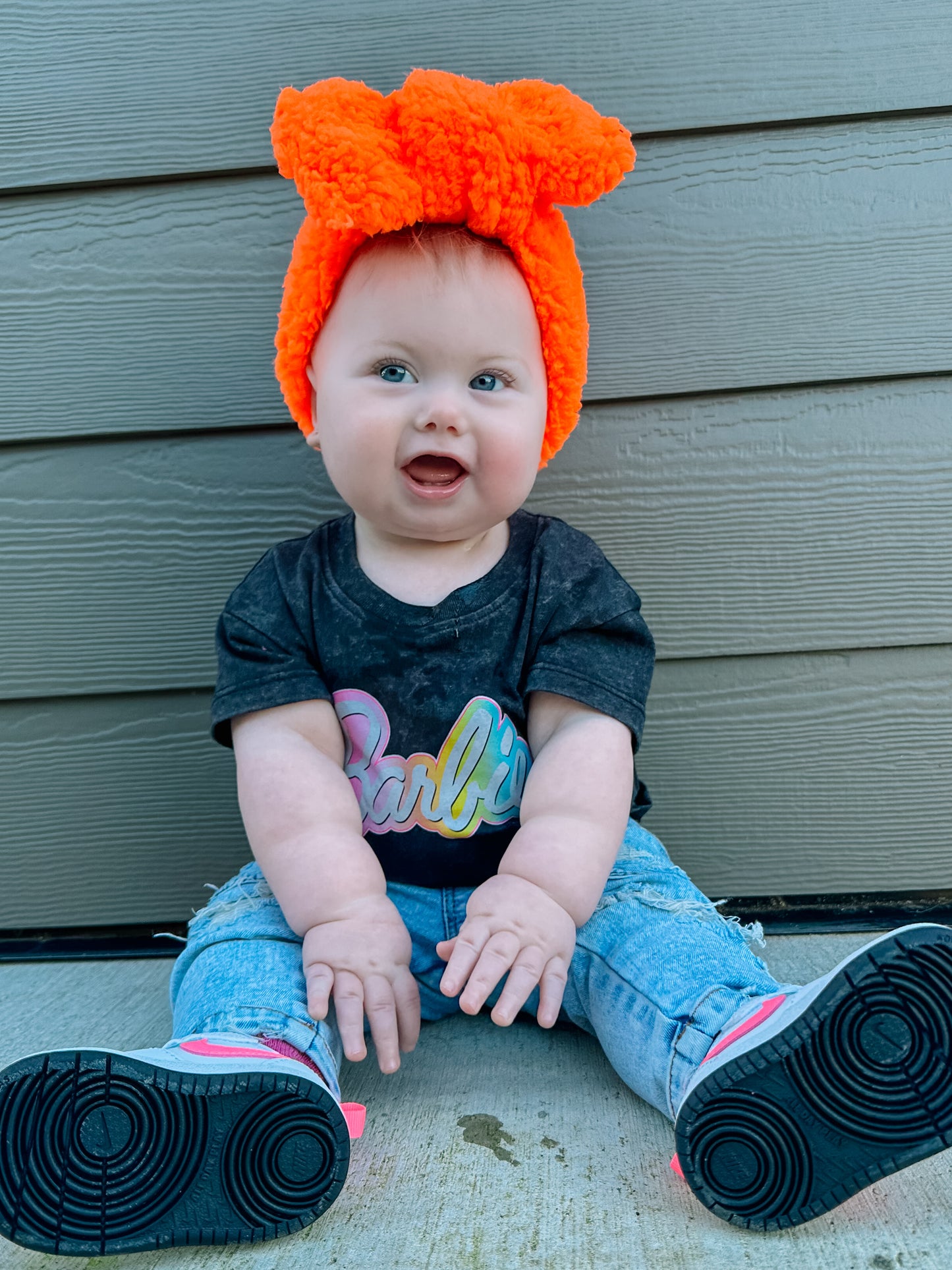 Electric Orange ⚡️ Knotted Headwrap