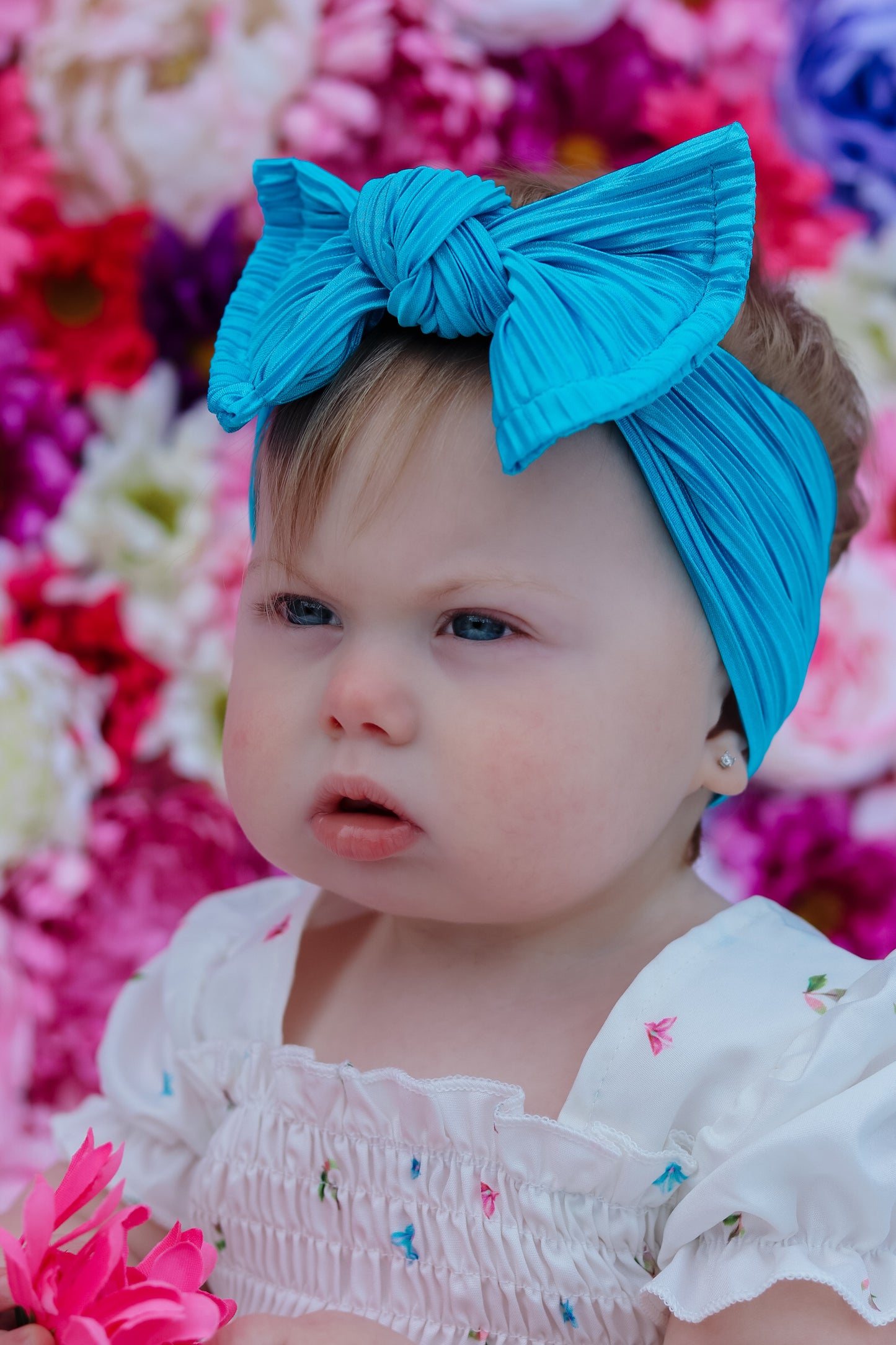 Blue Razz Knotted Headwrap