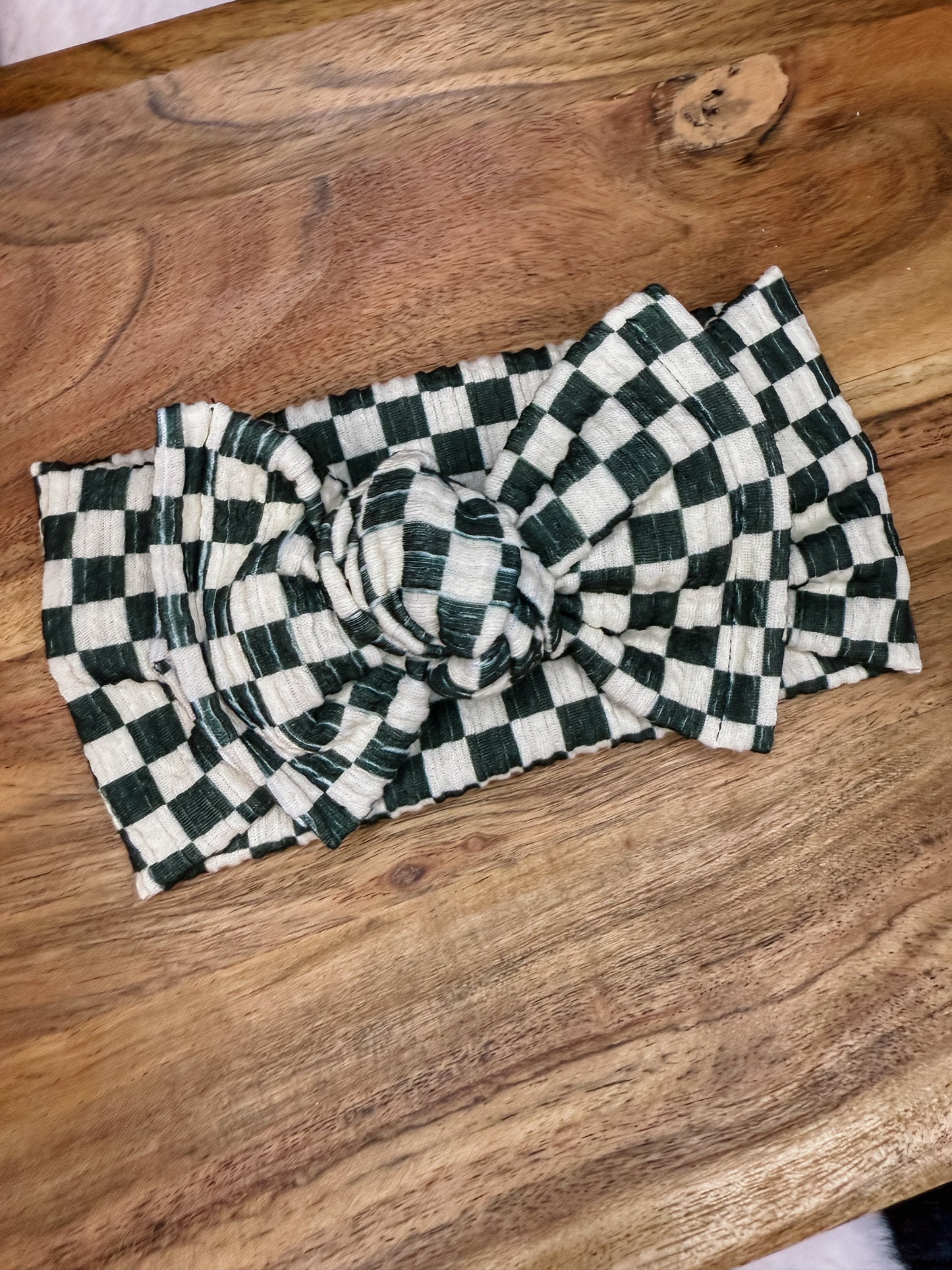 Racing Checks Headwrap