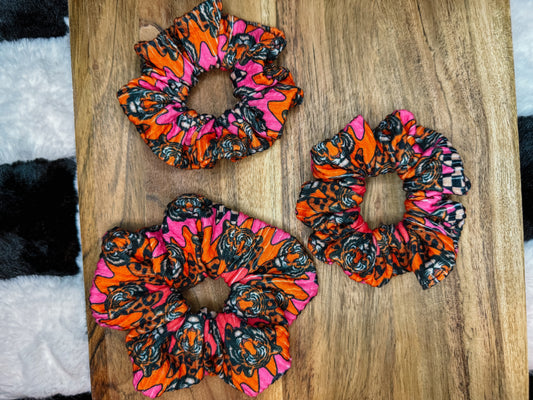 Pink Tiger scrunchie