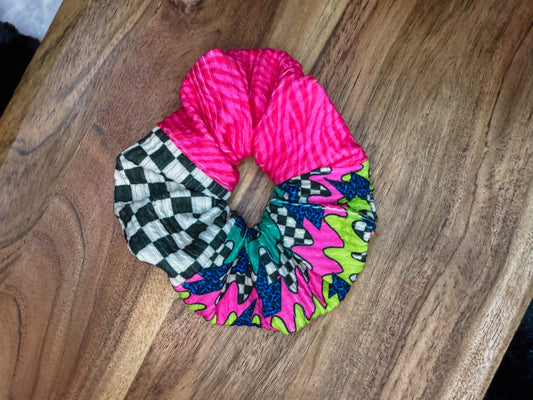 Patchwork scrunchie