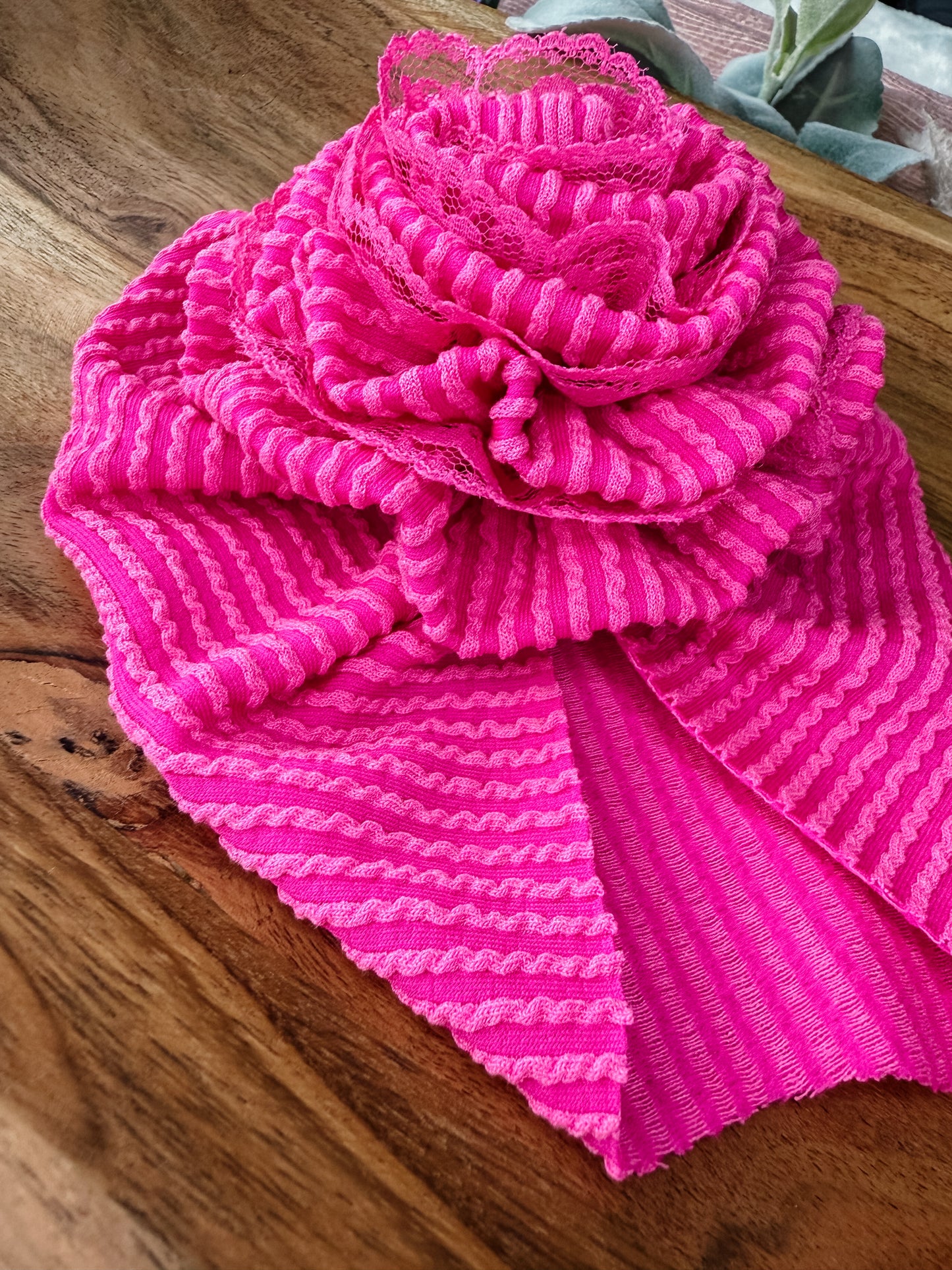 Malibu Bloom with lace