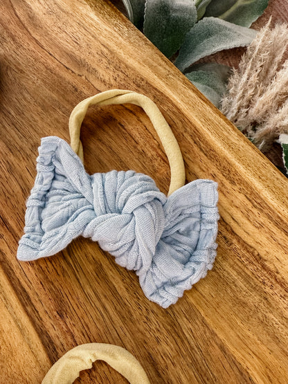 Light Blue Weaved