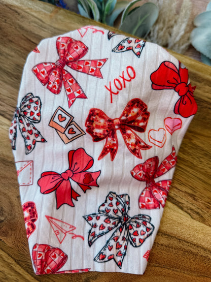 Valentines bows bloom turban