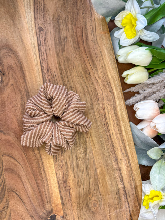 Taupe Large scrunchie