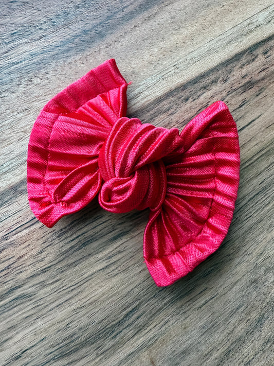 Cherry Red Ribbed Piggy set