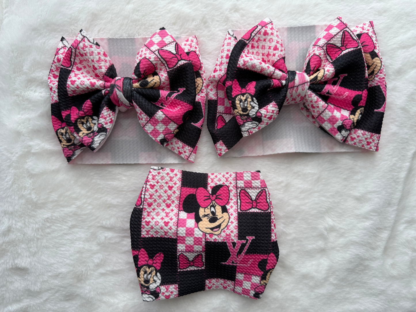 Boujee Mouse Big Bow Headwrap